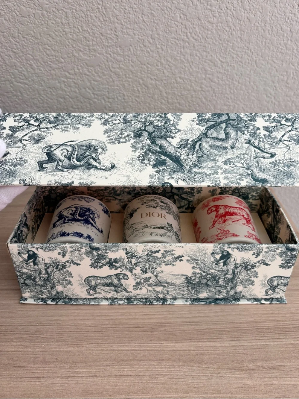 Dior Toile de Jouy Scented Candle Set of 3